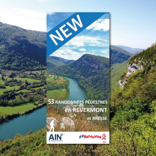 Sortie du nouveau topoguide « 53 randonnées pédestres en Revermont et Bresse »