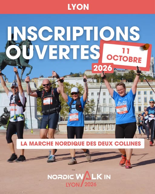 Nordic Walk In Lyon 2026 : Inscriptions ouvertes