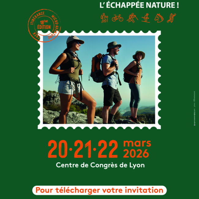 Invitation Salon du randonneur de Lyon 2026