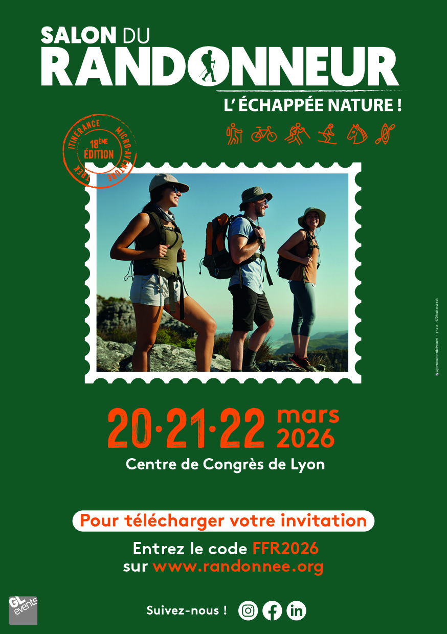Invitation Salon du randonneur de Lyon 2026