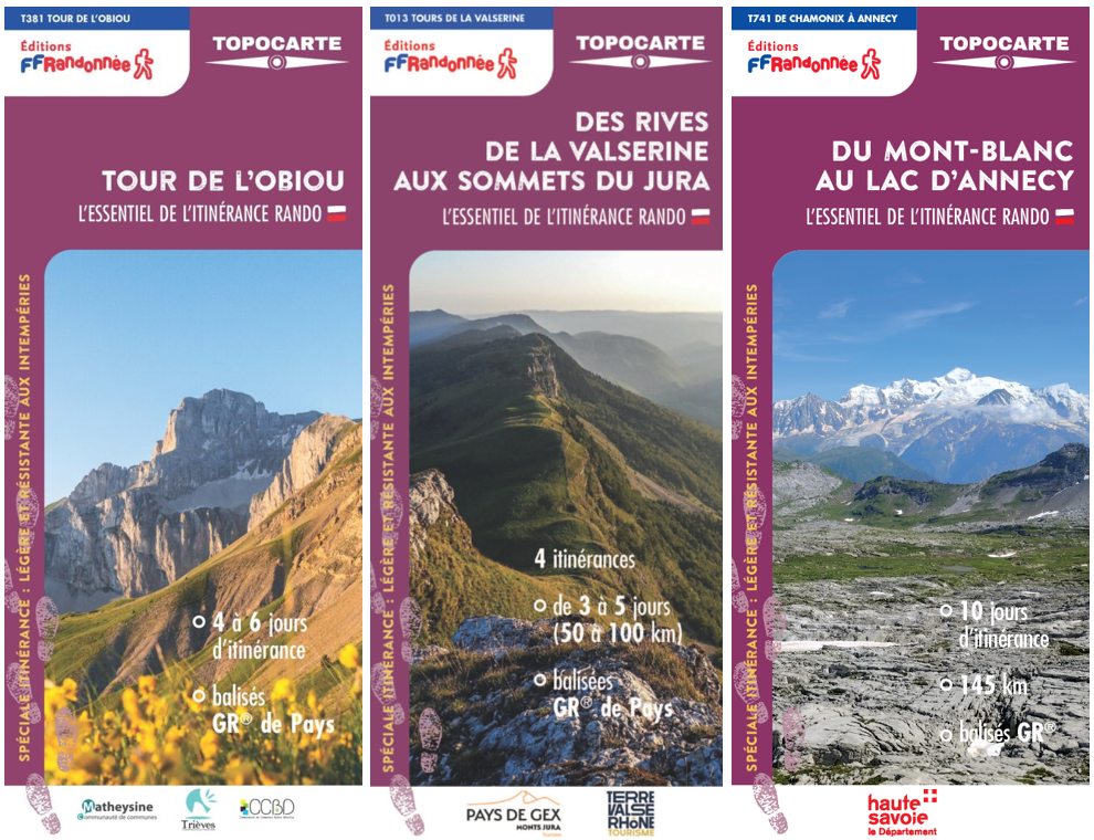 Trois nouvelles Topocartes 2026 en Auvergne-Rhône-Alpes