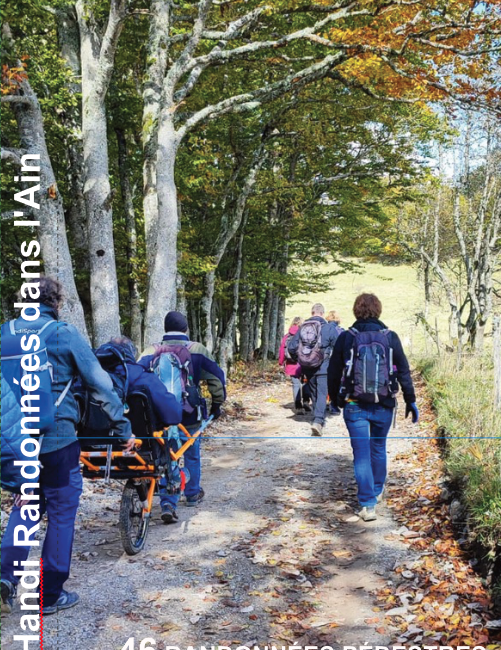 nouveau topo-guide Handi’Randonnées dans l’Ain