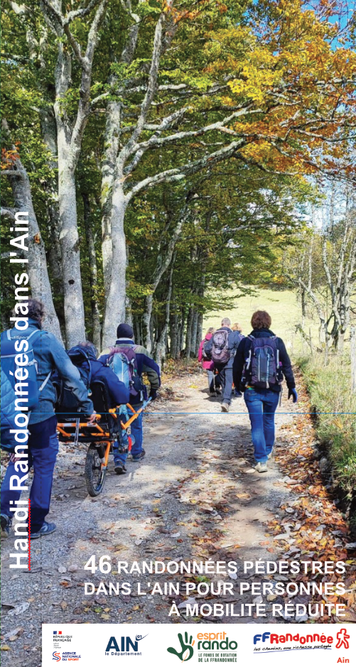 nouveau topo-guide Handi’Randonnées dans l’Ain