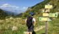 Randonneur sur le Tour du Mont-Blanc ©Romain BUTHEAU